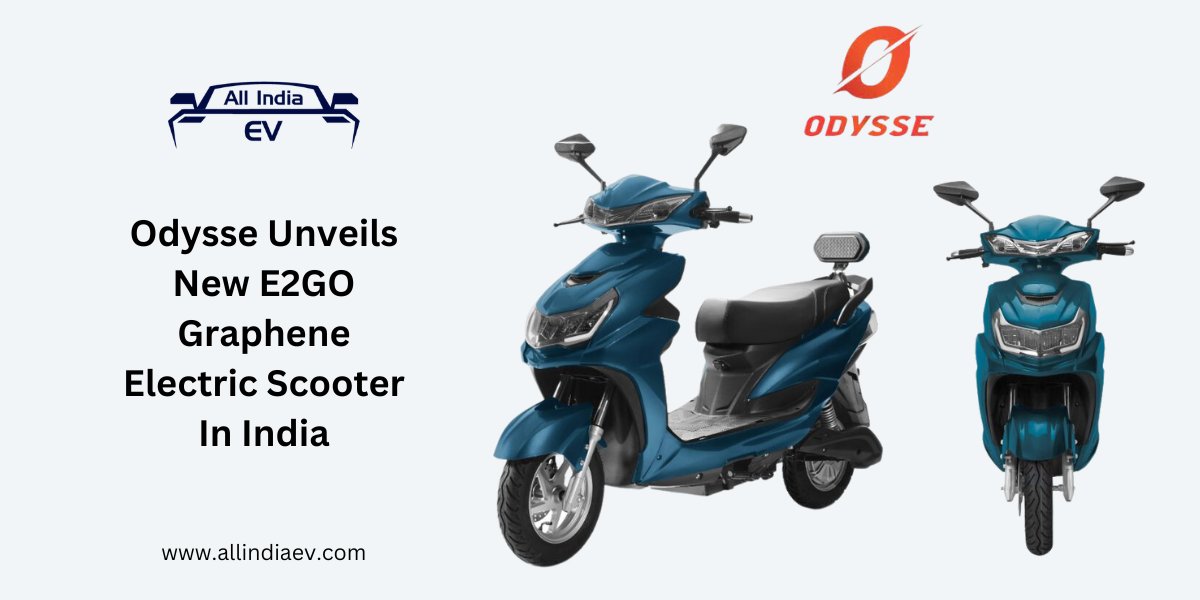 Odysse Unveils New E2GO Graphene Electric Scooter In India