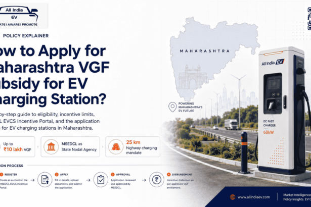 Maharashtra EV Charger Subsidy upto 10L